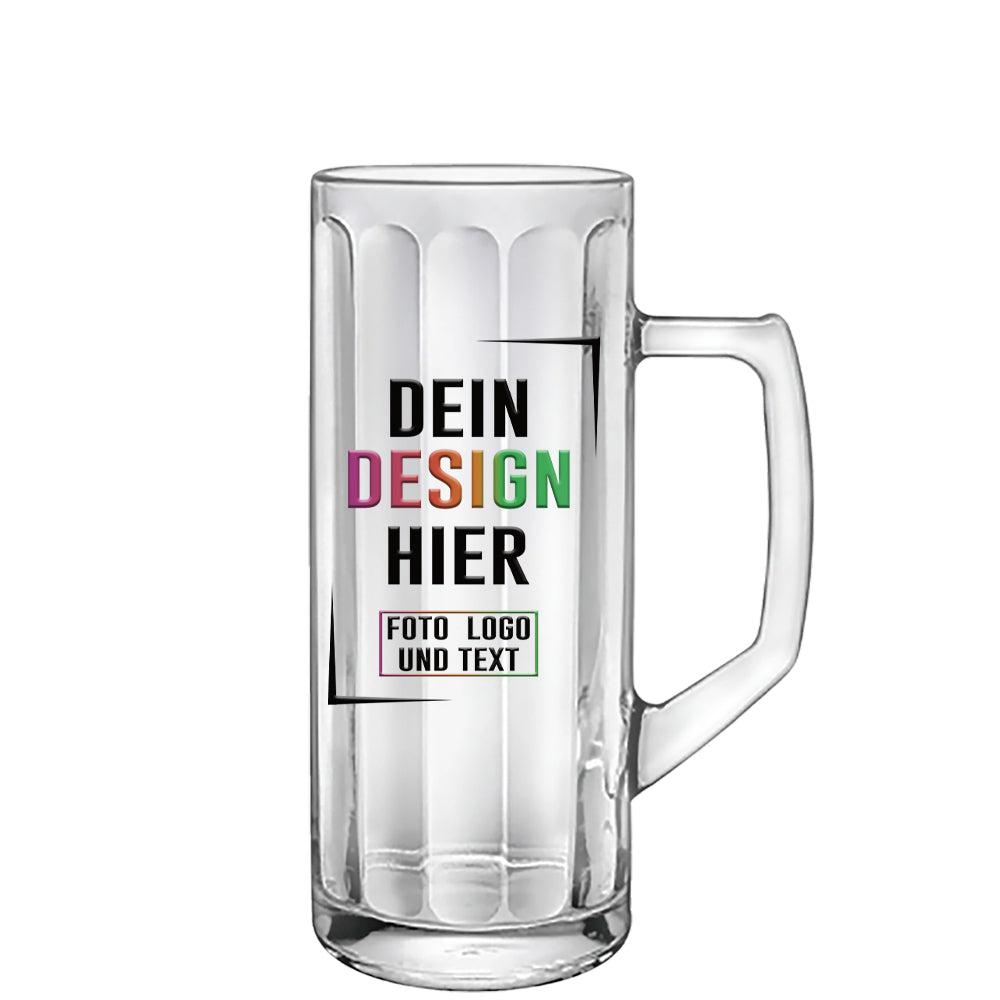 Glasseidel klein mit 0,3 Liter Inhalt mit Logo oder Foto bedrucken