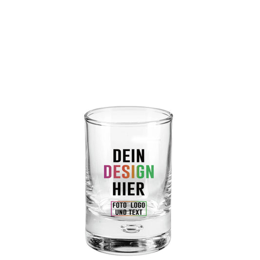 Kleines Schnapsglas mit 6cl Inhalt mit Logo Bedrucken lassen