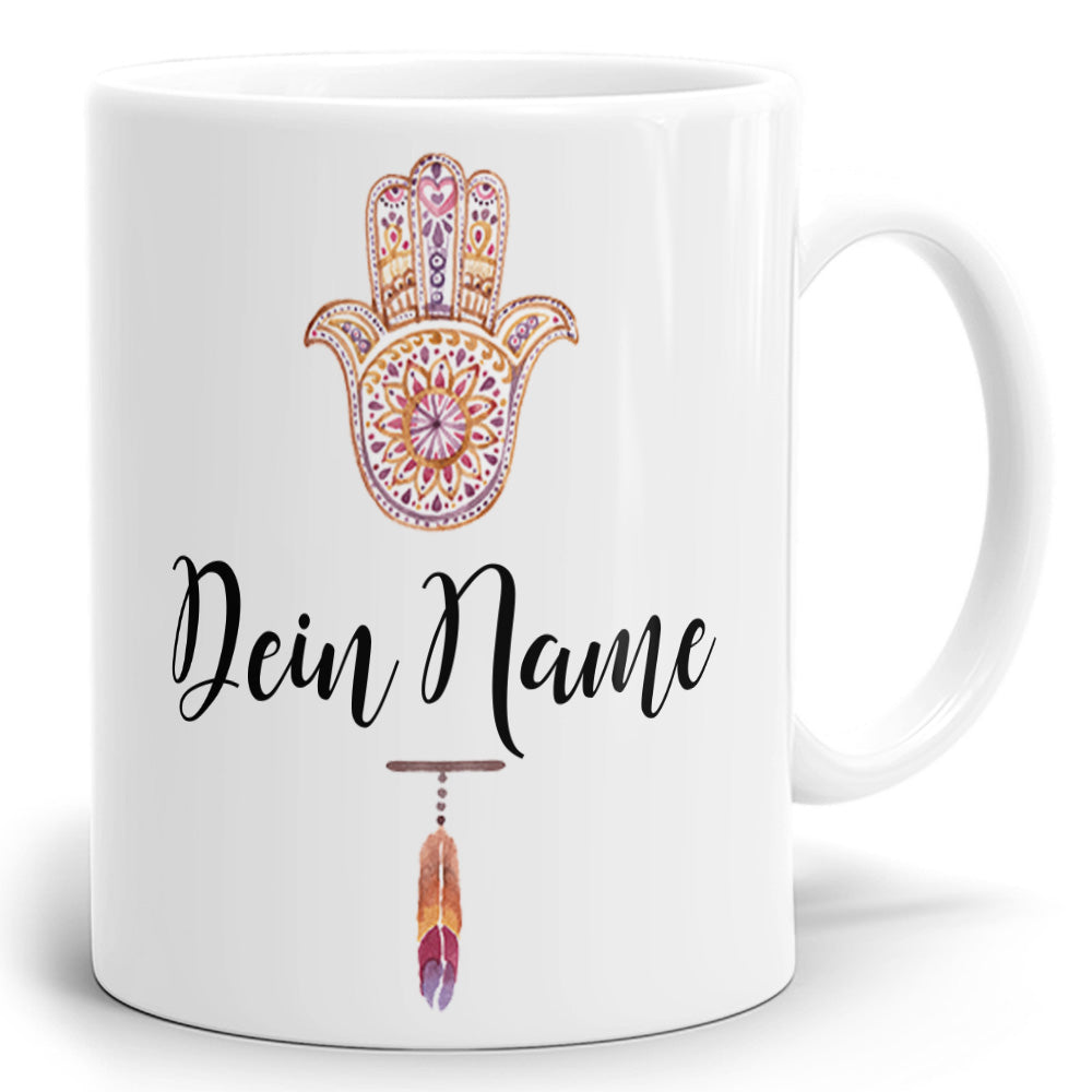 Spirituelle Namenstasse WASS-07 beschriften mit Name
