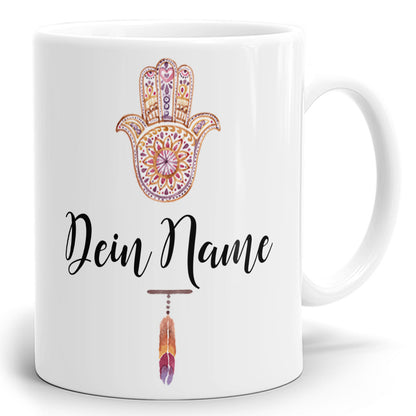 Spirituelle Namenstasse WASS-07 beschriften mit Name
