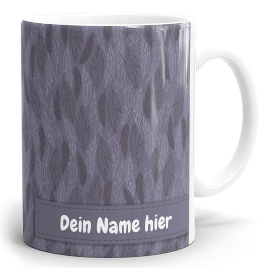 Panoramatasse "Dämmerung" mit eigenen Namen beschriften