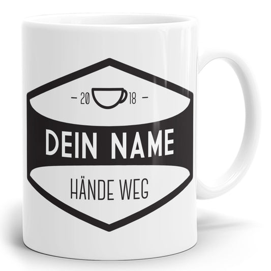 Vintage Kaffeetasse mit Vintage 04 Design