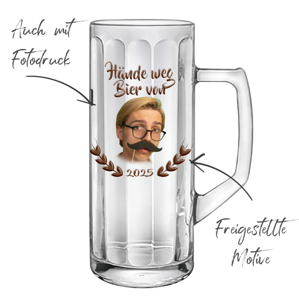 Beispiel und Qualität vom Glasseidel, Glaskrug 0,5 ltr