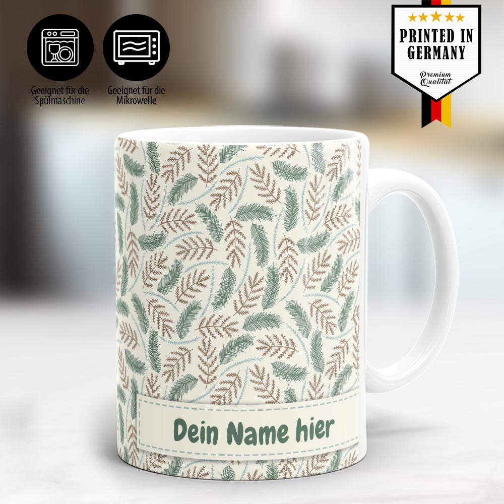 Panoramatasse Tag im Wald geeignet für die Spülmaschine und Mikrowelle