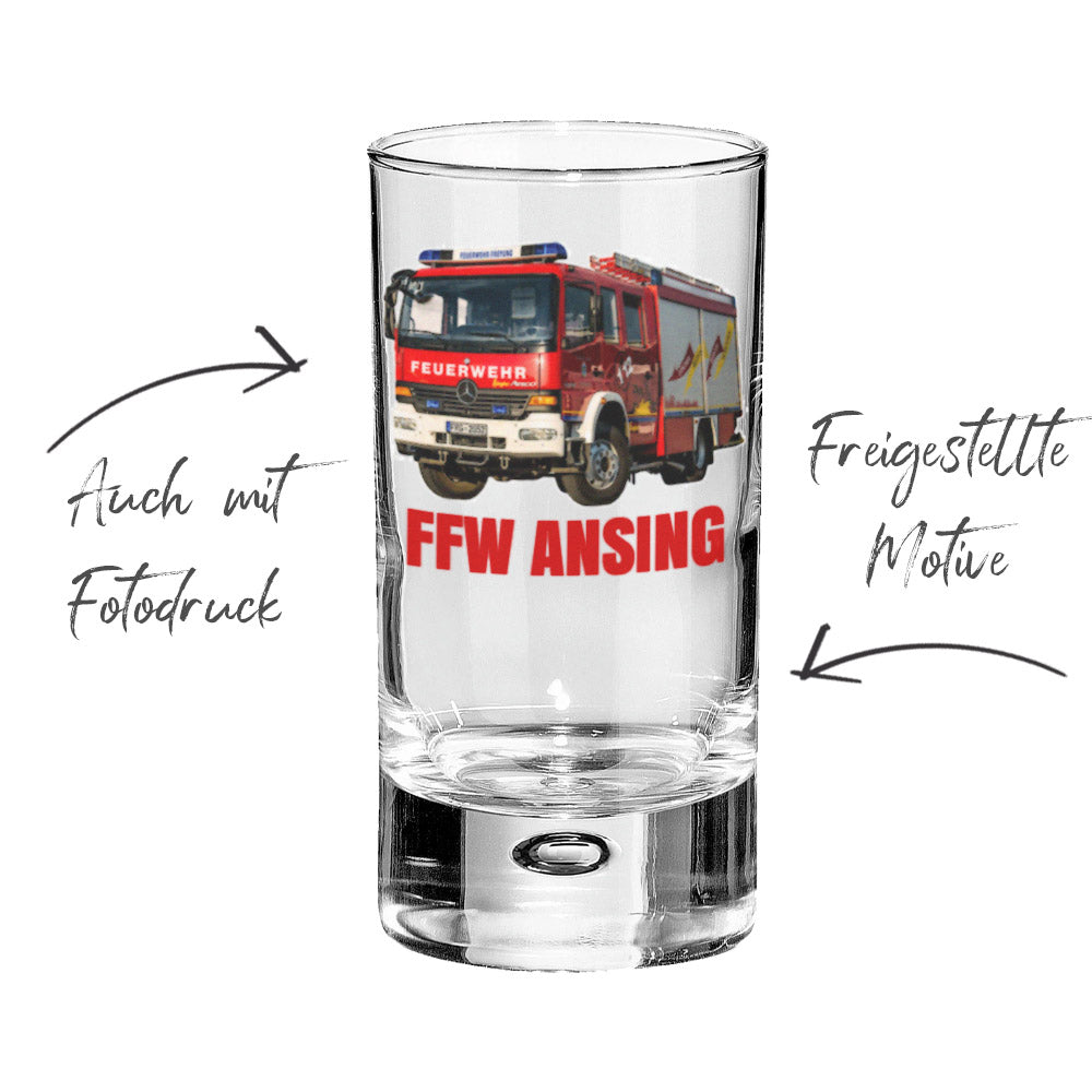 9cl Schnapsglas zum selbst gestalten mit Schrift und eigenem Foto