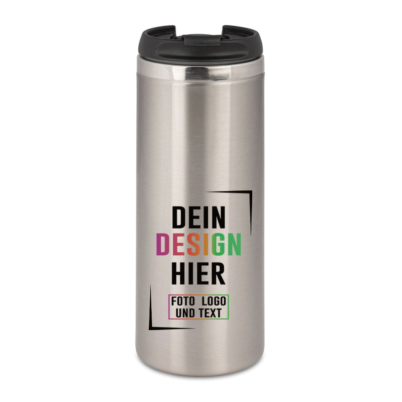 Thermobecher SLIM ToGo in Silber