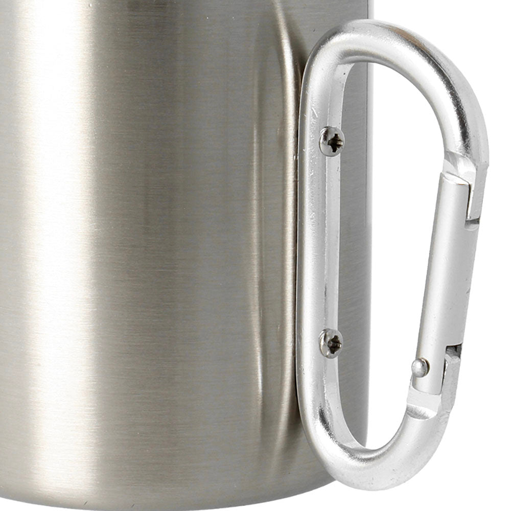 Detailansicht Karabiner Griff in Silber