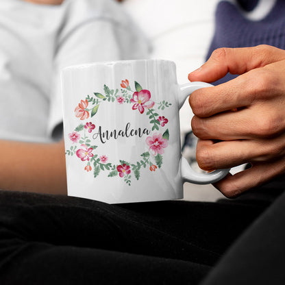 Wasserfarben Namenstasse WASS-02 Beispielbild 