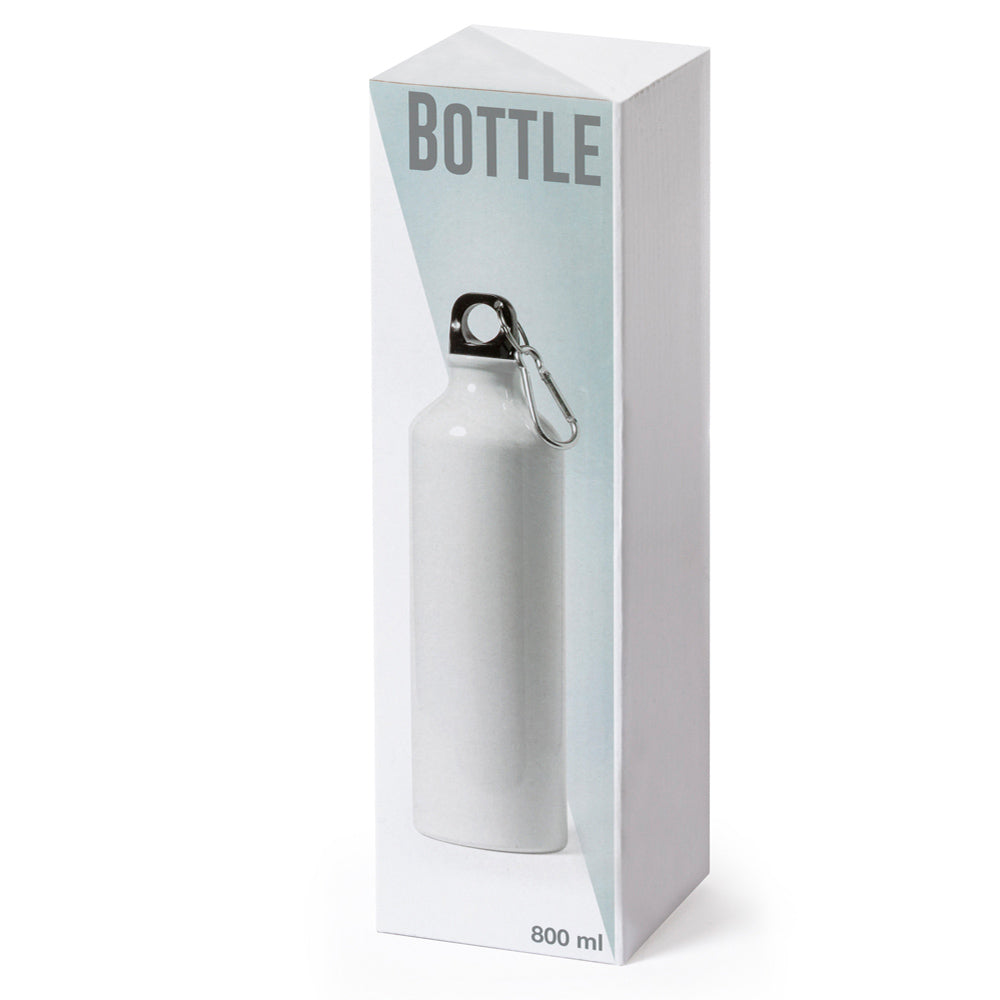 Ansicht der Verpackung Aluminium Trinkflasche 800 ml