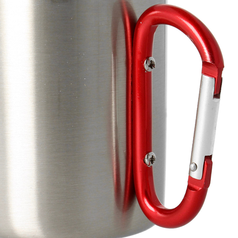 Detailansicht Karabiner Griff in Rot