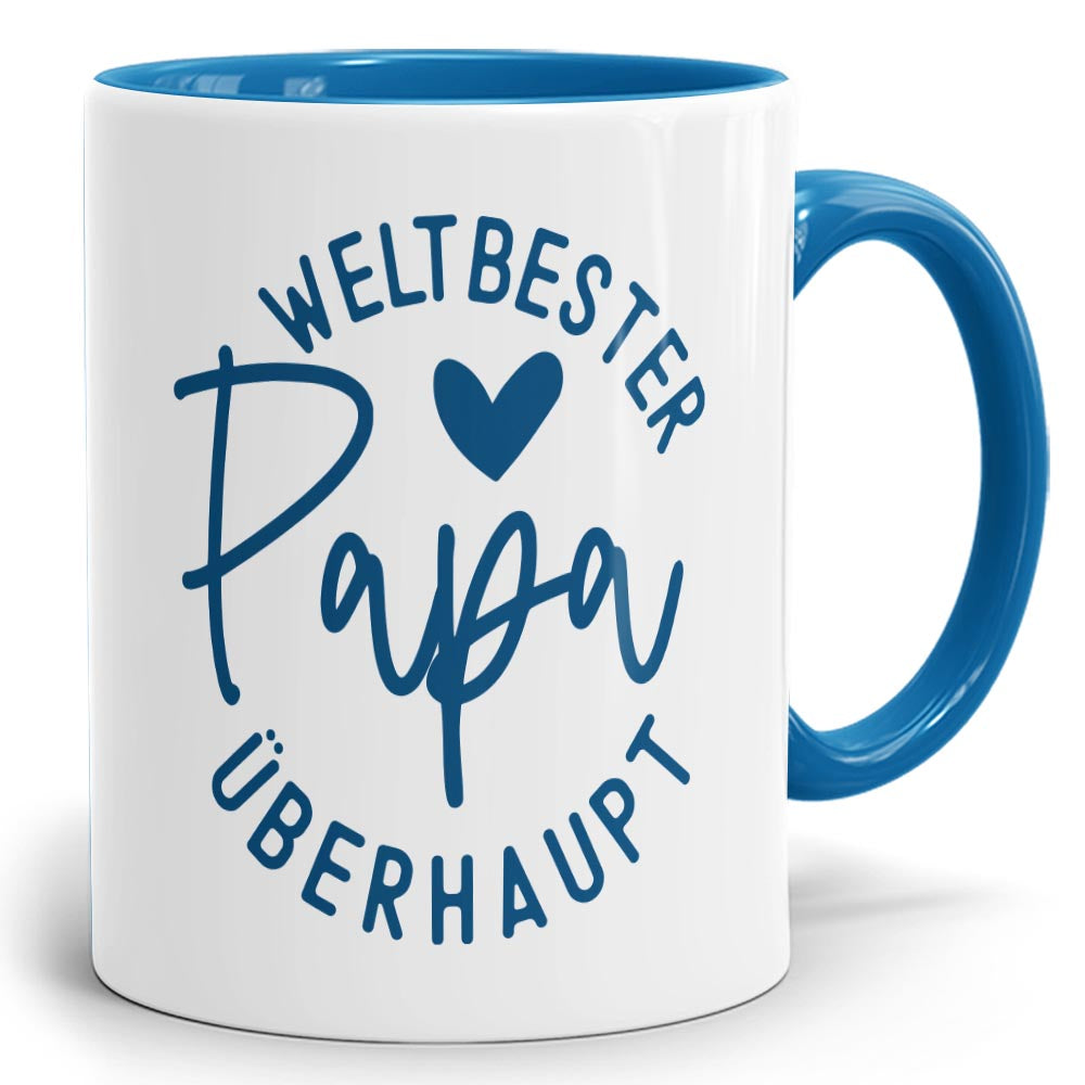 Weltbester Papa überhaupt Zweifarbtasse