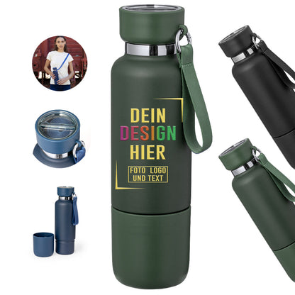 Thermosflasche, Thermoskanne in Grün