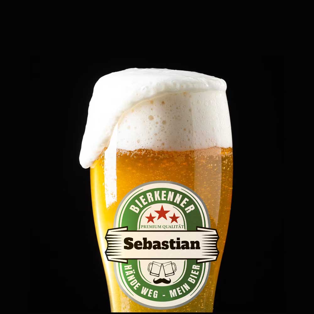 Produktbild Weizenglas mit Brauereilogo zum selbst gestalten und bedrucken